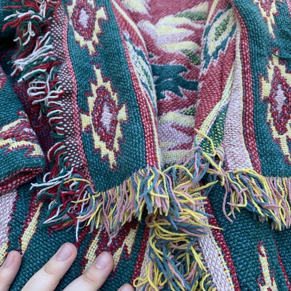 Vintage Aztec Blanket Coat - Picture 4 of 5